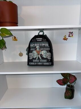 Loungefly Black & Teal Beautiful Squidward Mini Backpack